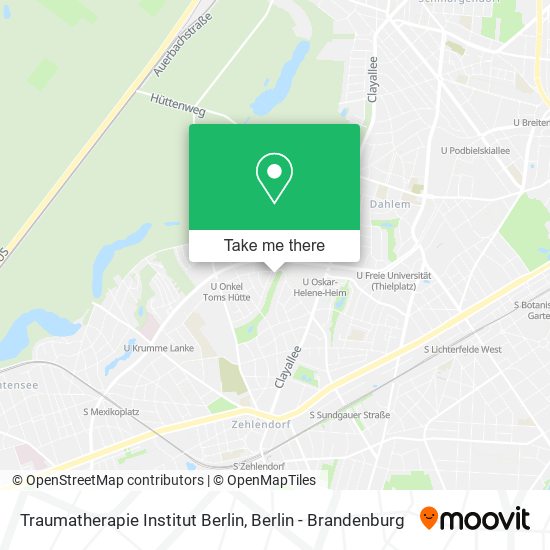 Traumatherapie Institut Berlin map