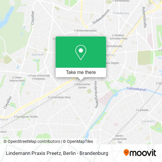Карта Lindemann Praxis Preetz