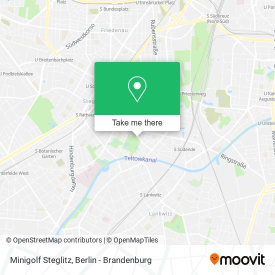 Minigolf Steglitz map