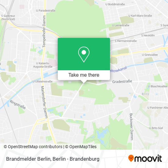 Карта Brandmelder Berlin