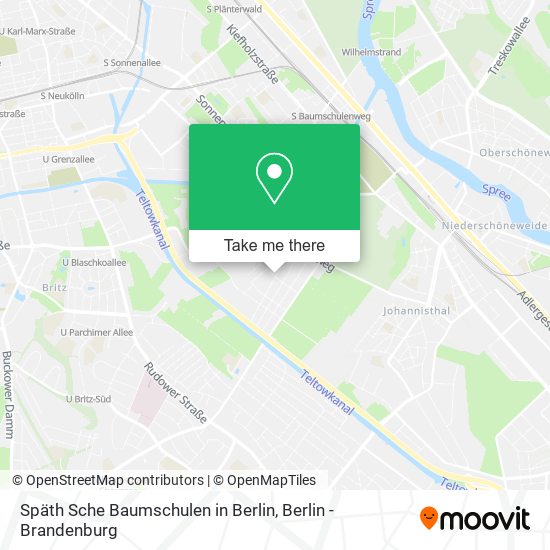 Späth Sche Baumschulen in Berlin map