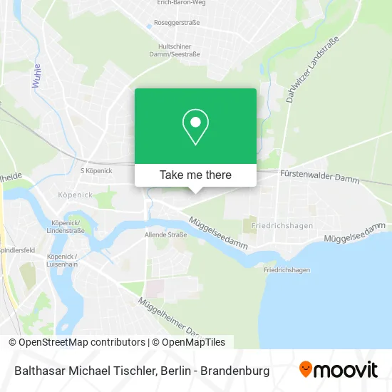 Карта Balthasar Michael Tischler