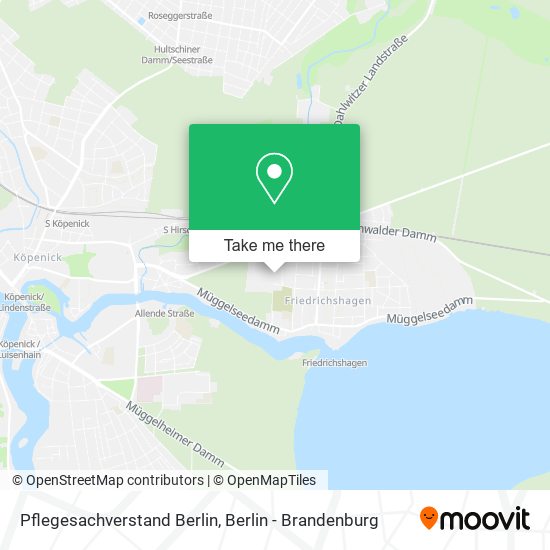 Pflegesachverstand Berlin map