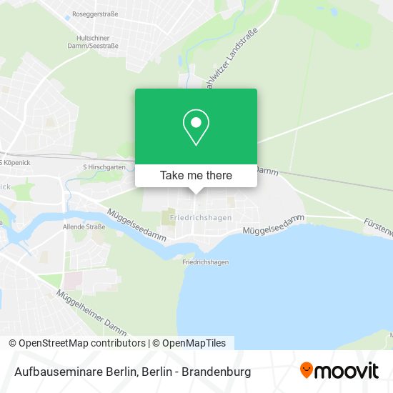 Карта Aufbauseminare Berlin