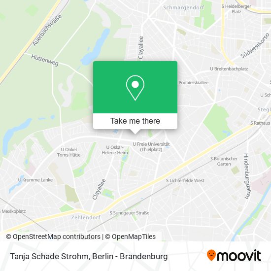 Tanja Schade Strohm map