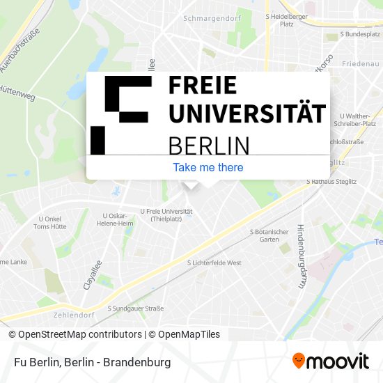 Карта Fu Berlin