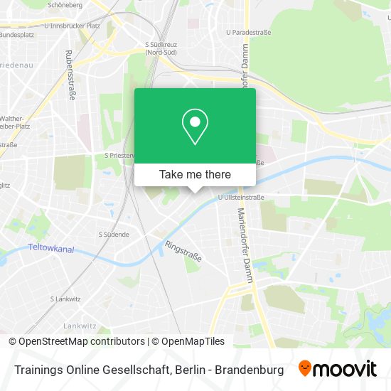 Trainings Online Gesellschaft map
