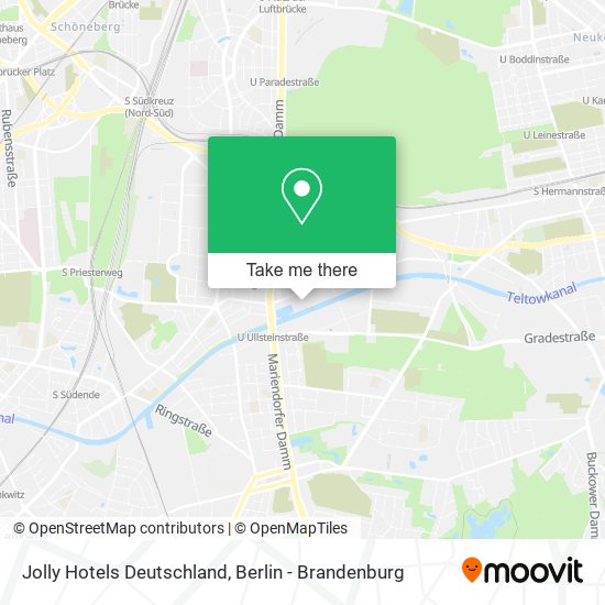 Jolly Hotels Deutschland map