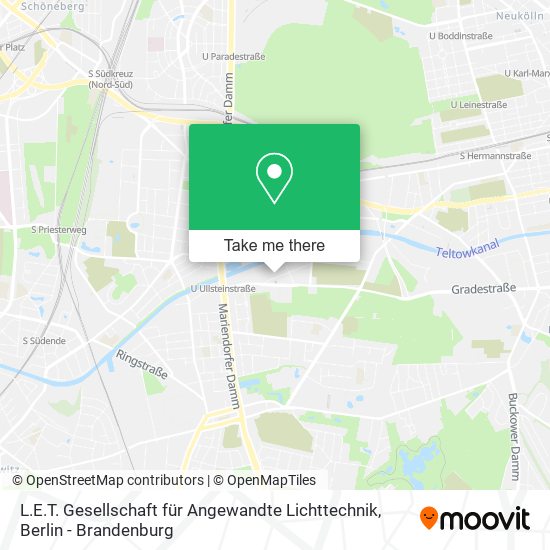 L.E.T. Gesellschaft für Angewandte Lichttechnik map