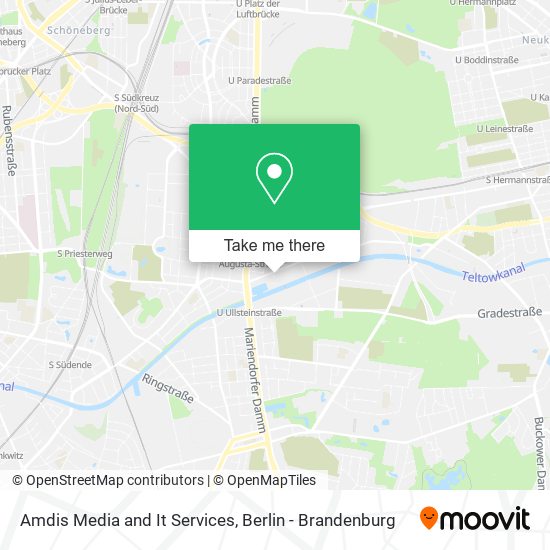 Amdis Media and It Services map