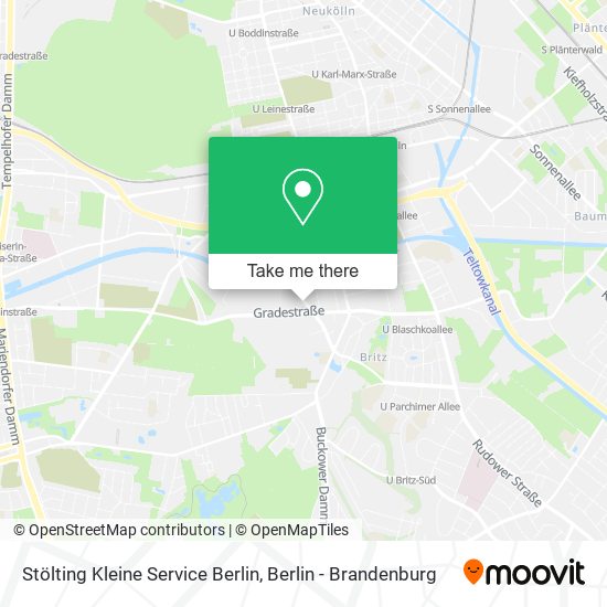 Карта Stölting Kleine Service Berlin