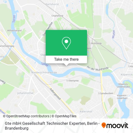 Карта Gte mbH Gesellschaft Technischer Experten