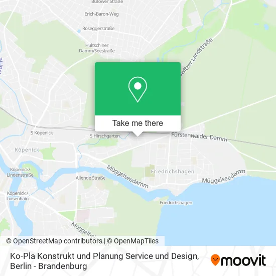 Карта Ko-Pla Konstrukt und Planung Service und Design