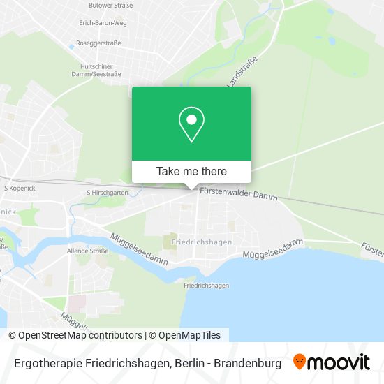 Карта Ergotherapie Friedrichshagen