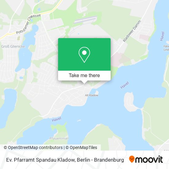 Ev. Pfarramt Spandau Kladow map