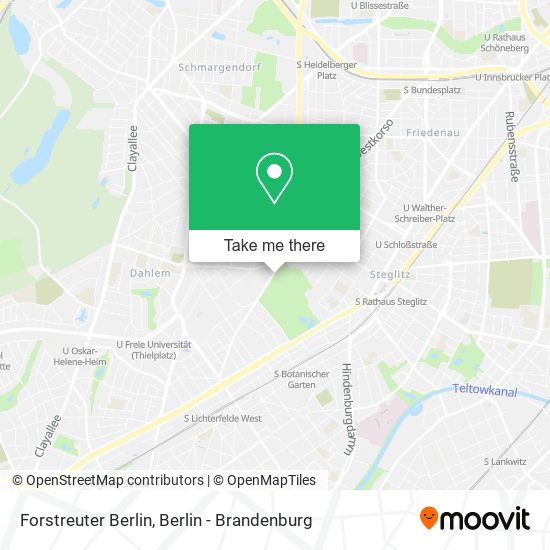 Forstreuter Berlin map