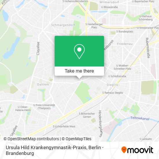 Карта Ursula Hild Krankengymnastik-Praxis