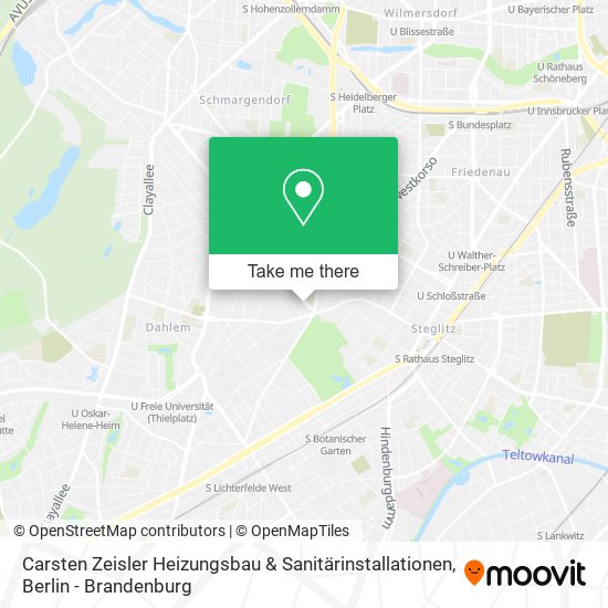 Carsten Zeisler Heizungsbau & Sanitärinstallationen map