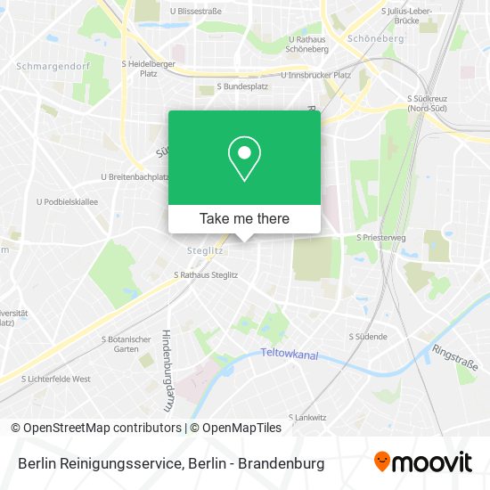 Berlin Reinigungsservice map
