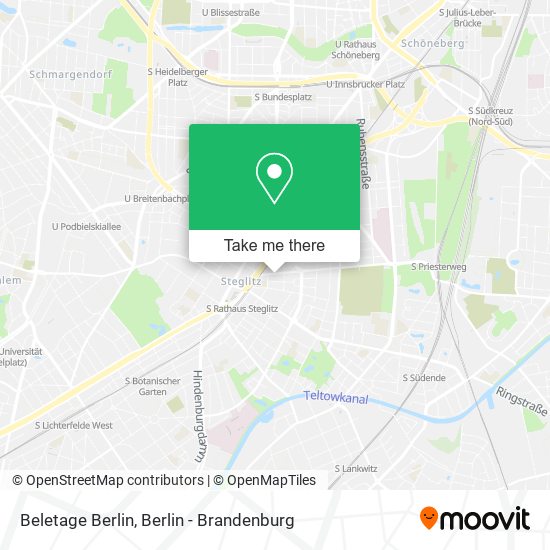 Карта Beletage Berlin