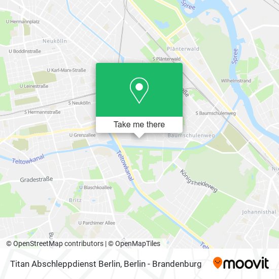 Карта Titan Abschleppdienst Berlin