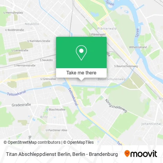 Titan Abschleppdienst Berlin map