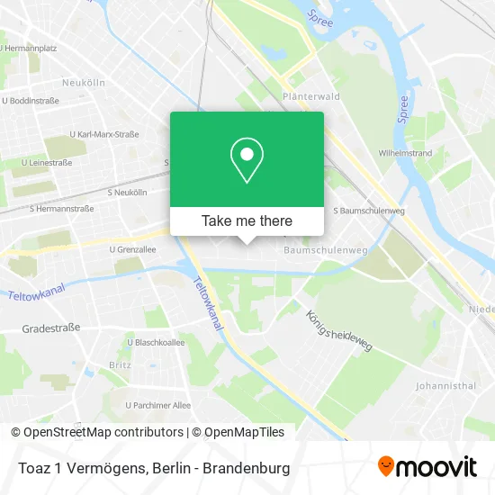 Карта Toaz 1 Vermögens