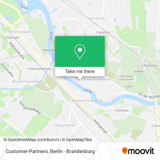 Customer-Partners map