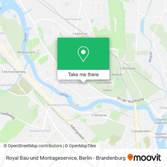 Royal Bau-und Montageservice map