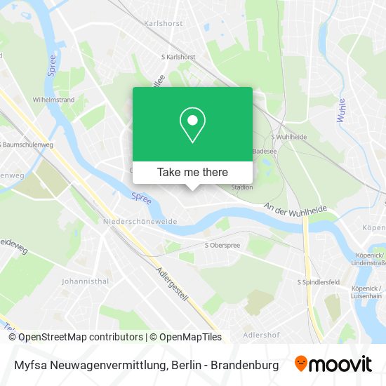 Myfsa Neuwagenvermittlung map