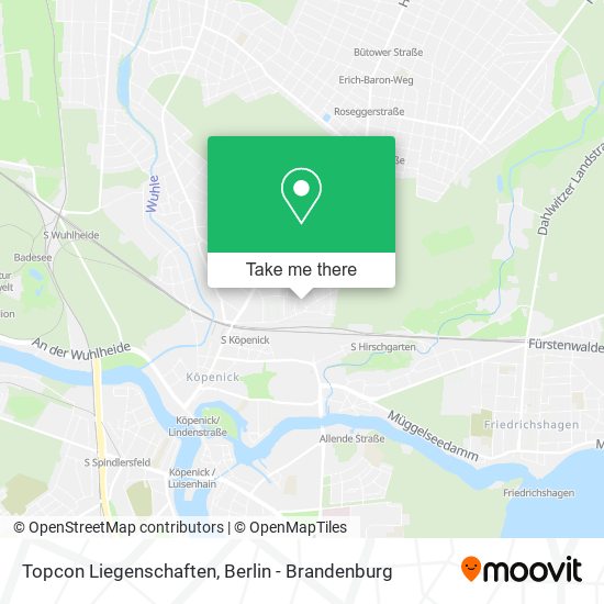 Topcon Liegenschaften map
