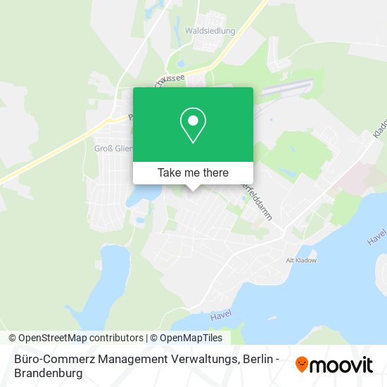 Карта Büro-Commerz Management Verwaltungs