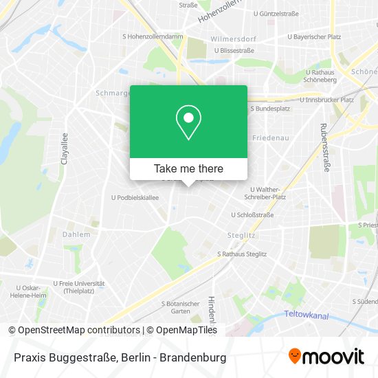 Praxis Buggestraße map