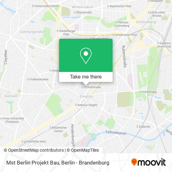 Карта Mst Berlin Projekt Bau