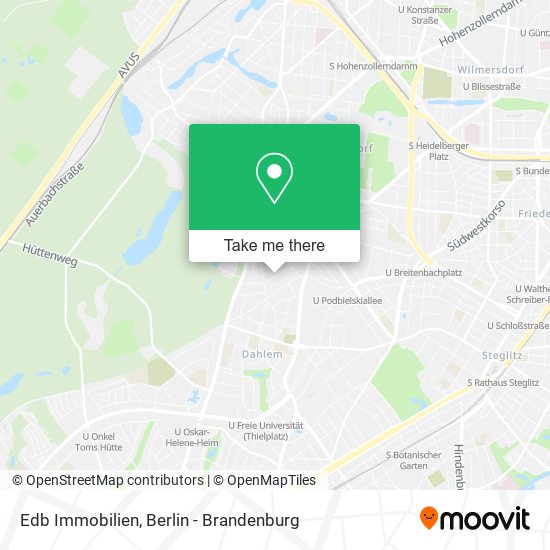 Edb Immobilien map