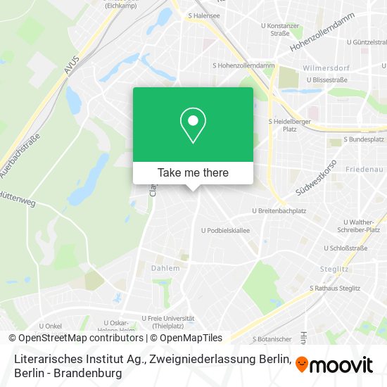 Literarisches Institut Ag., Zweigniederlassung Berlin map