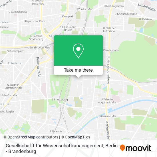 Gesellschafft für Wissenschaftsmanagement map