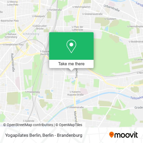 Yogapilates Berlin map
