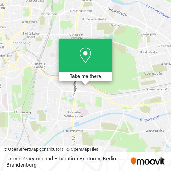 Urban Research and Education Ventures map