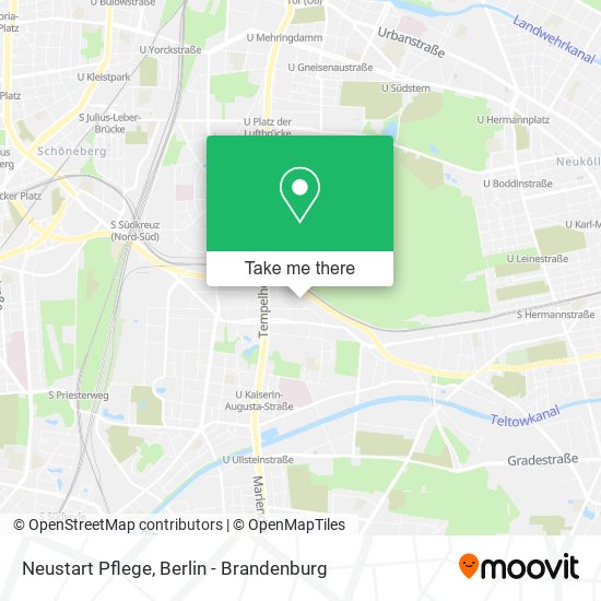 Neustart Pflege map