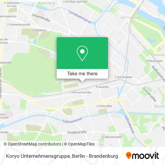 Карта Koryo Unternehmensgruppe