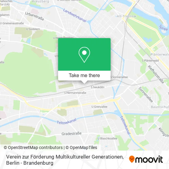Карта Verein zur Förderung Multikultureller Generationen