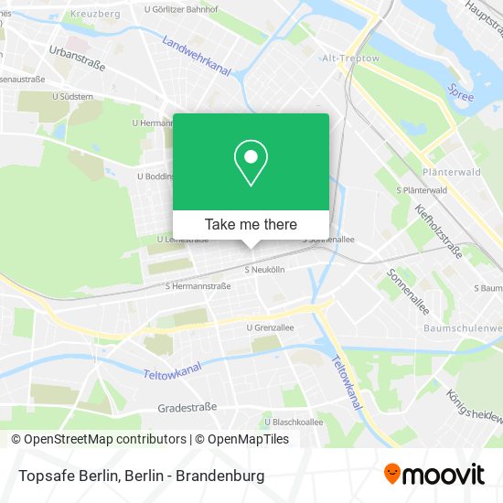 Topsafe Berlin map
