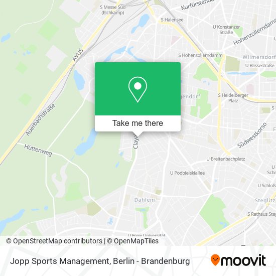 Jopp Sports Management map