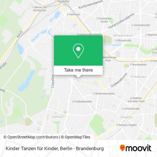 Kinder Tanzen für Kinder map