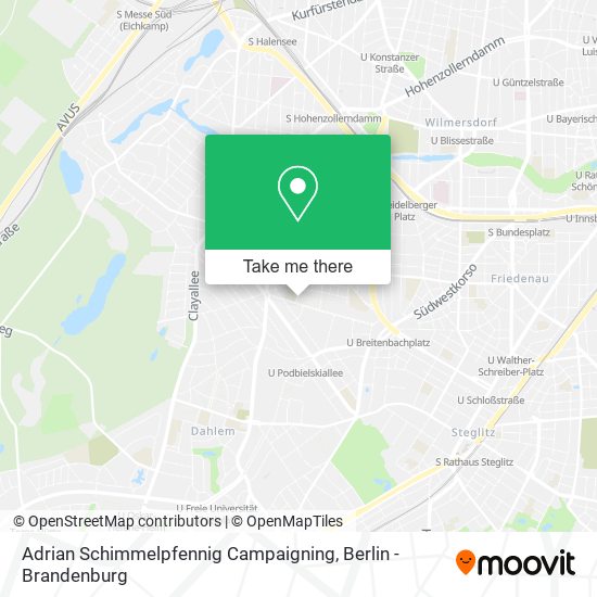 Adrian Schimmelpfennig Campaigning map