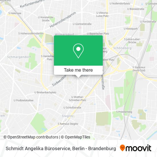 Schmidt Angelika Büroservice map