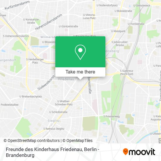 Freunde des Kinderhaus Friedenau map