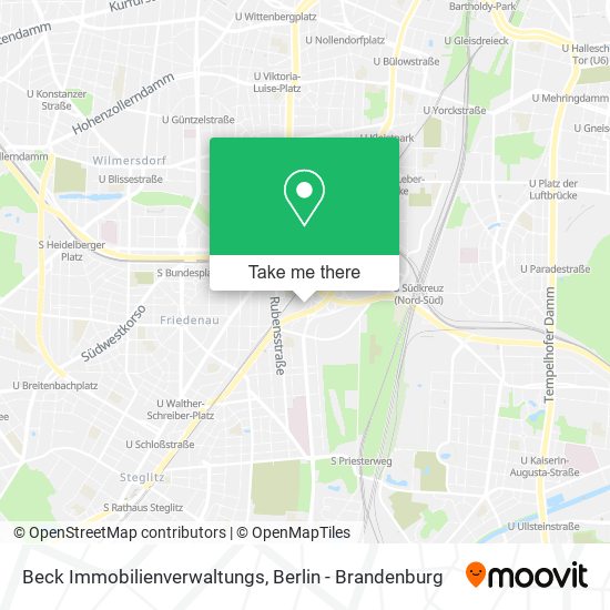 Beck Immobilienverwaltungs map