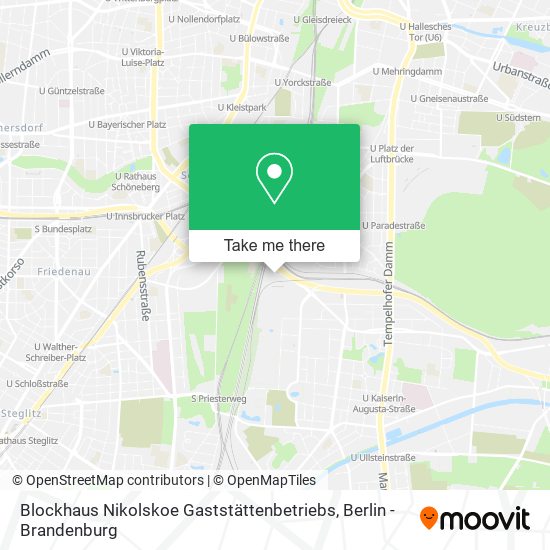 Blockhaus Nikolskoe Gaststättenbetriebs map